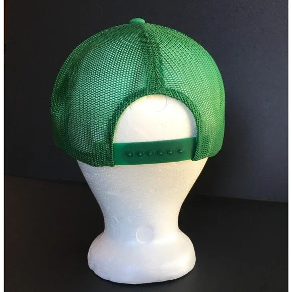 NEW Vintage 1980's Moosehead Beer Green White Trucker Hat Cap Polyfoam Snapback - Picture 4 of 13